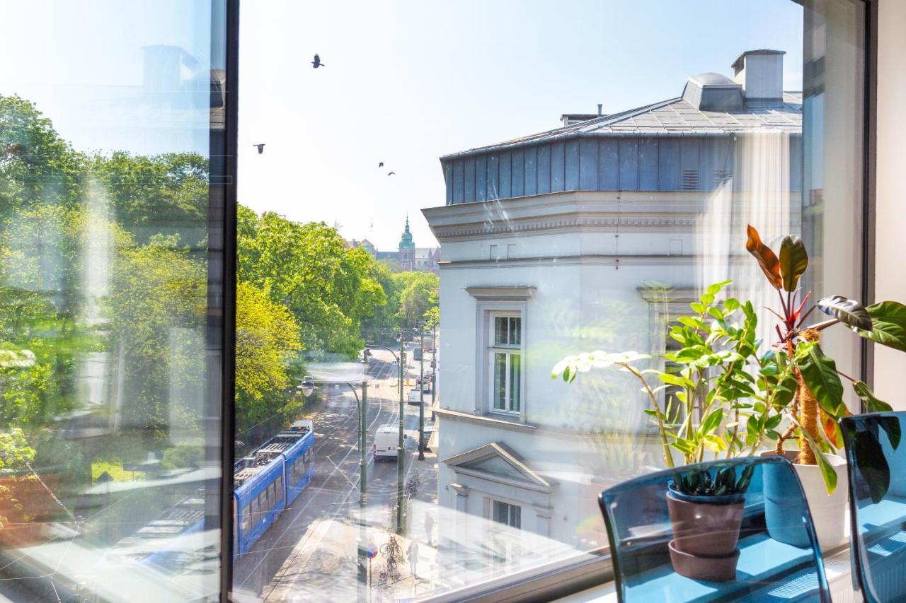 Modern View Of Planty Park Cracóvia Exterior foto